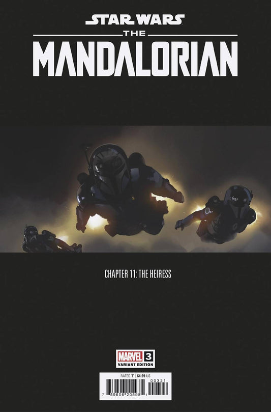 STAR WARS MANDALORIAN SEASON 2 #3B CONCEPT ART VARIANT