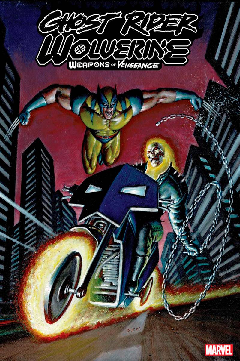 GHOST RIDER WOLVERINE WEAPONS VENGEANCE ALPHA #1E (OF 4) TEXEIRA VARIANT