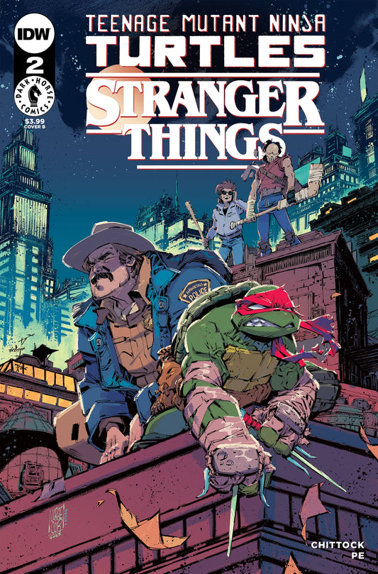 TMNT X STRANGER THINGS #2B CORONA VARIANT