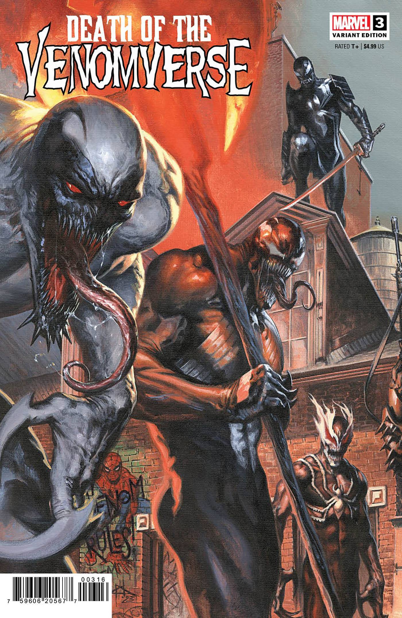 DEATH OF VENOMVERSE #3P (OF 5) 1:10 DELL'OTTO INCENTIVE VARIANT