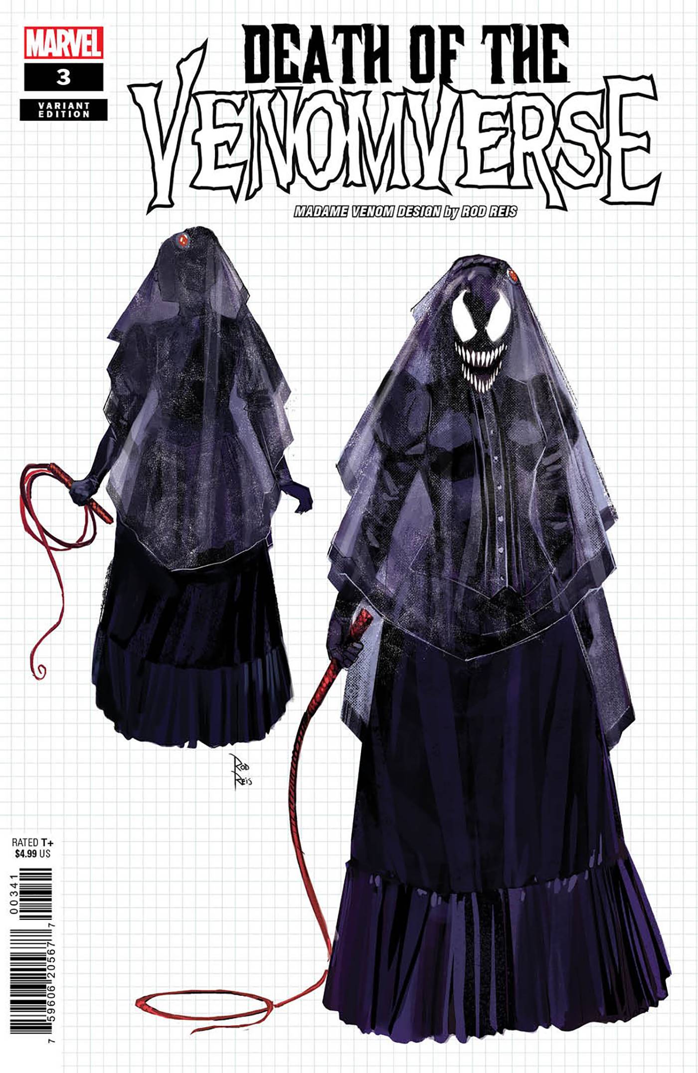 DEATH OF VENOMVERSE #3D (OF 5) REIS DESIGN VARIANT