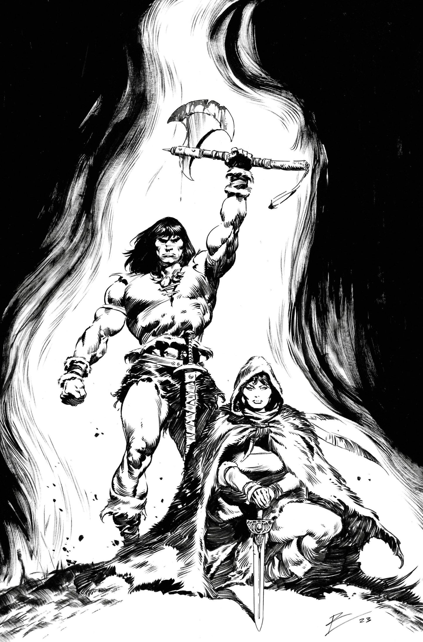 CONAN BARBARIAN #2 1:10 De la Torre Incentive Variant (MR)