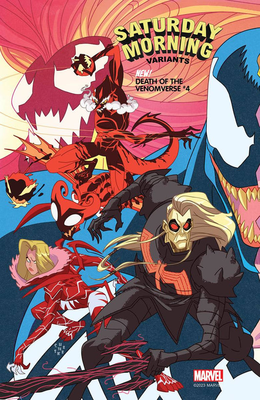 DEATH OF VENOMVERSE #4E (OF 5) GALLOWAY SATURDAY MORNING VARIANT