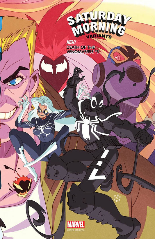 DEATH OF VENOMVERSE #5E (OF 5) GALLOWAY SATURDAY MORNING VARIANT