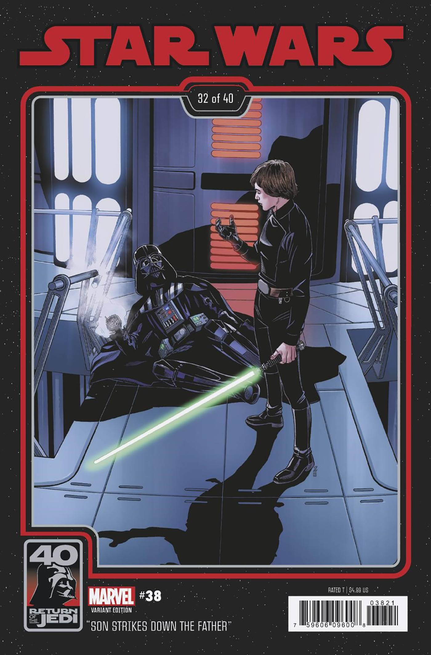 STAR WARS #38B SPROUSE RETURN OF THE JEDI 40TH ANNIV VARIANT