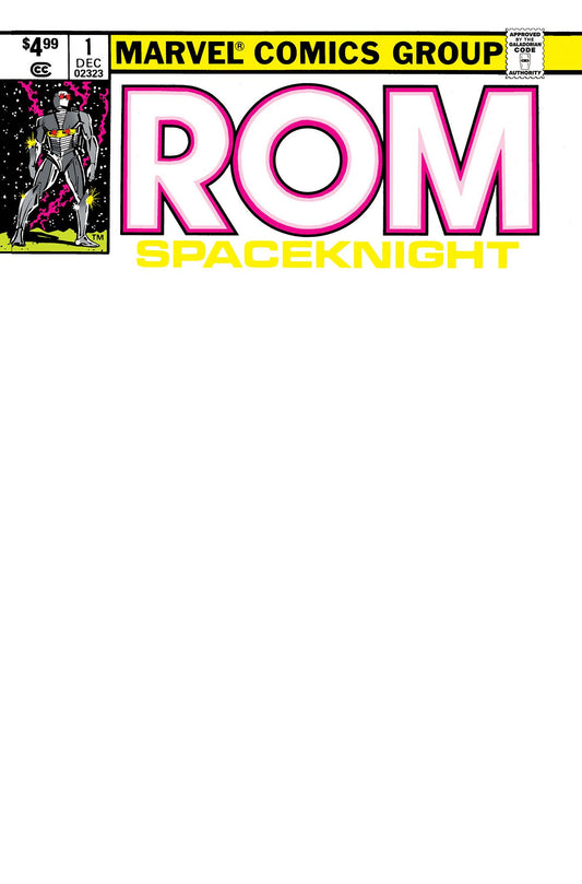 ROM #1 FACSIMILE EDITION BLANK VARIANT
