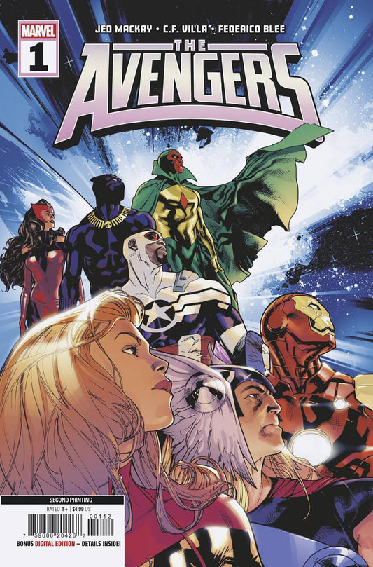 Avengers #1 2nd Printing