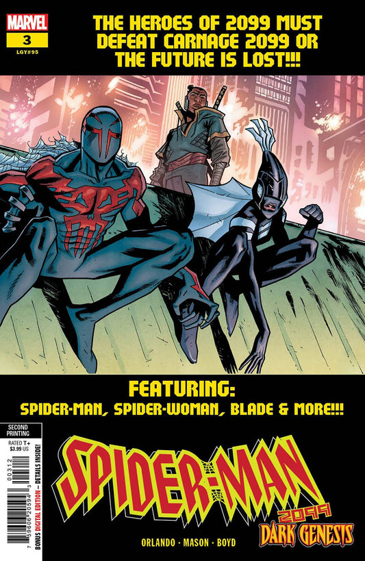 Spider-Man 2099: Dark Genesis #3 (of 5) 2nd Printing