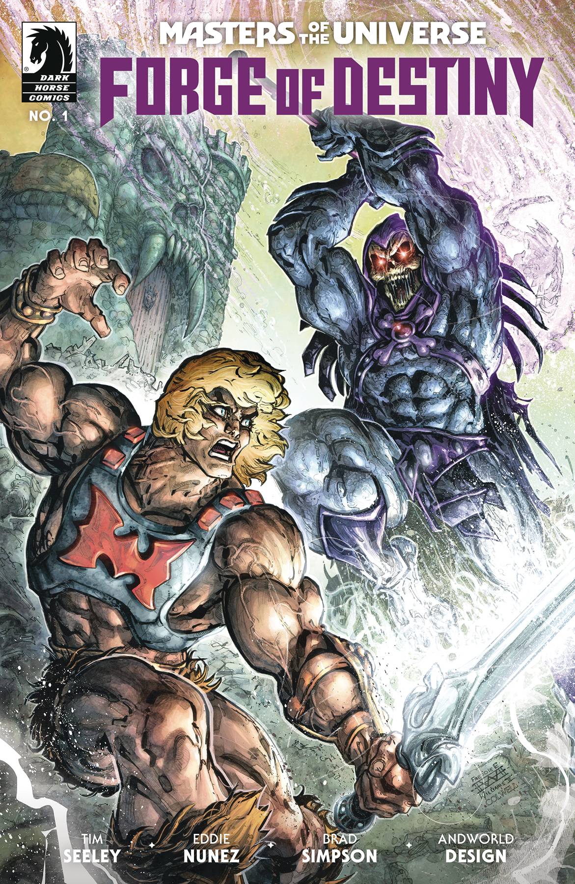 MASTERS OF UNIVERSE FORGE OF DESTINY #1B WILLIAMS VARIANT