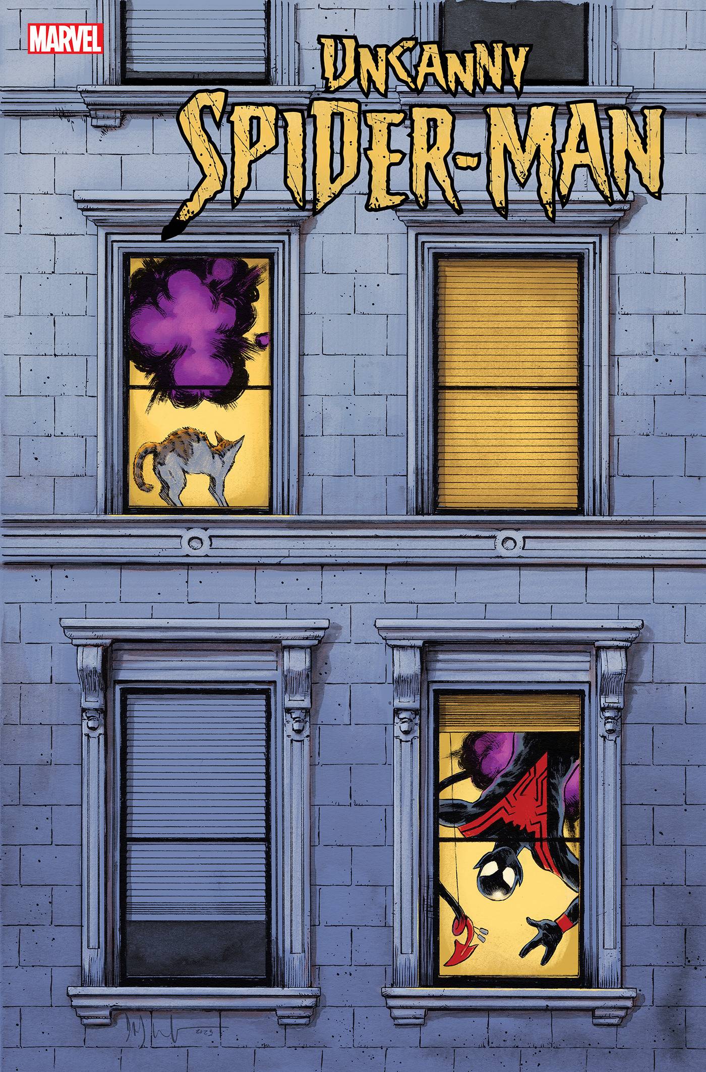 UNCANNY SPIDER-MAN #1D WACHTER WINDOWSHADES VARIANT
