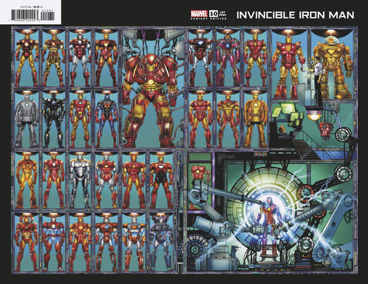 INVINCIBLE IRON MAN #10C LAYTON WRAPAROUND VARIANT
