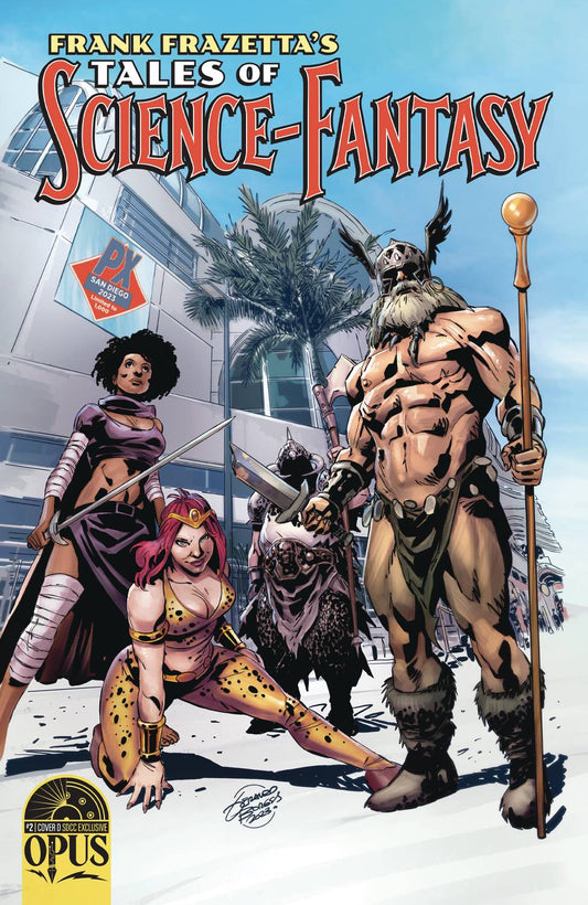 SDCC 2023 FRANK FRAZETTA TALES OF SCIENCE FANTASY #2 EXC VARIANT