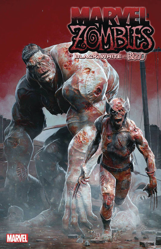 MARVEL ZOMBIES BLACK WHITE BLOOD #1B BARENDS VARIANT