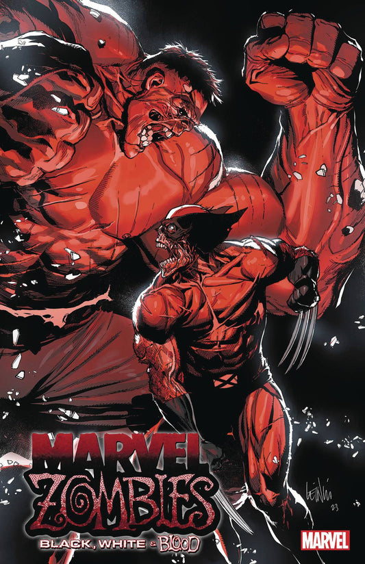 MARVEL ZOMBIES BLACK WHITE BLOOD #1C LEINEL YU VARIANT