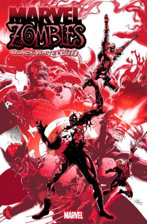 MARVEL ZOMBIES BLACK WHITE BLOOD #1P 1:10 MAGNO INCENTIVE VARIANT