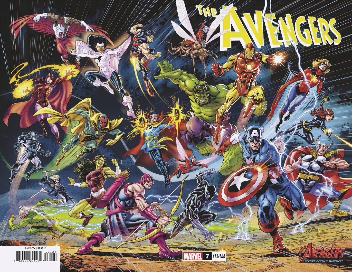 AVENGERS #7 CASTELLANI WRAPAROUND VARIANT
