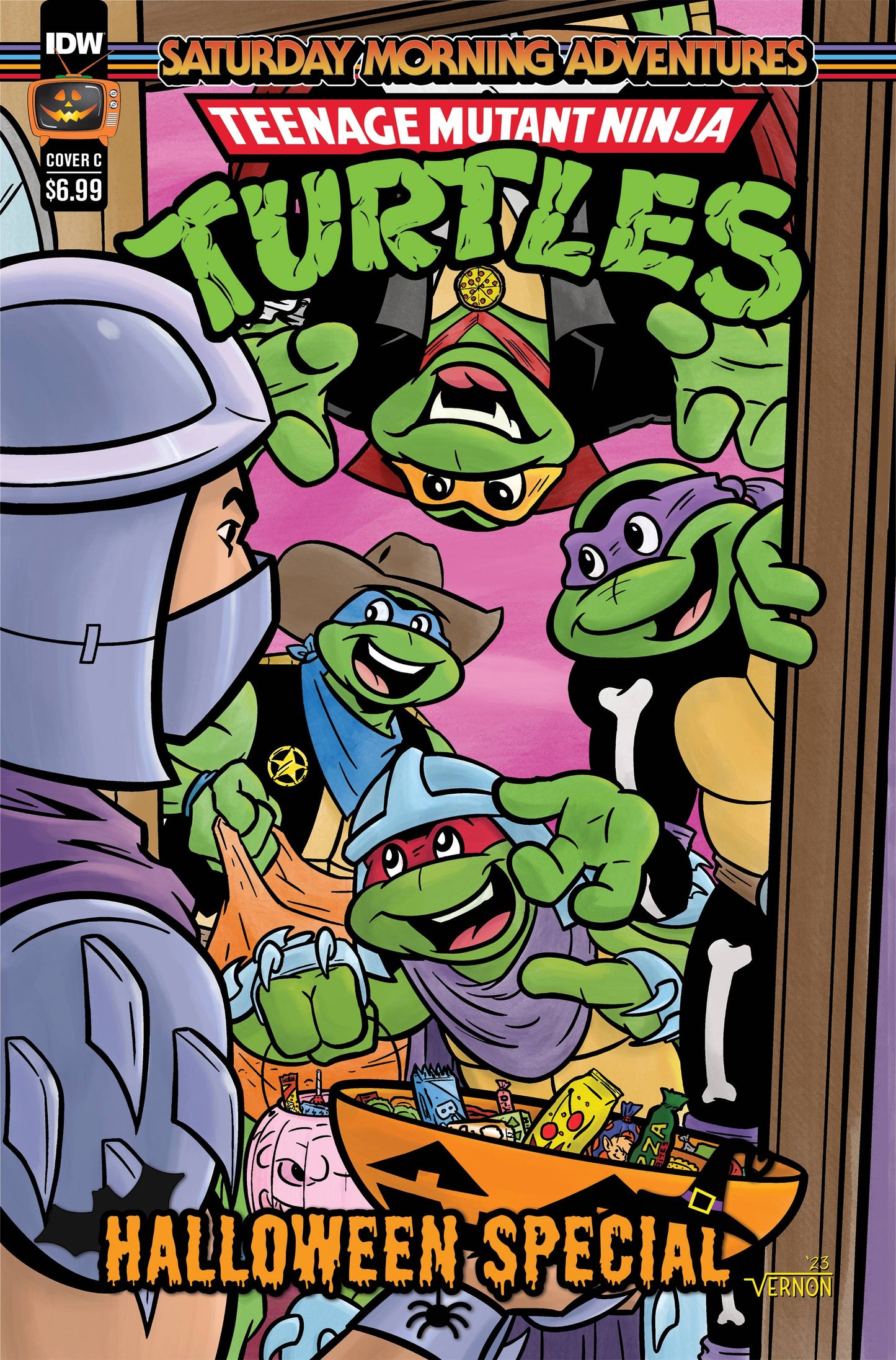 TMNT SATURDAY MORNING ADV HALLOWEEN SPECIAL #1C SMITH VARIANT