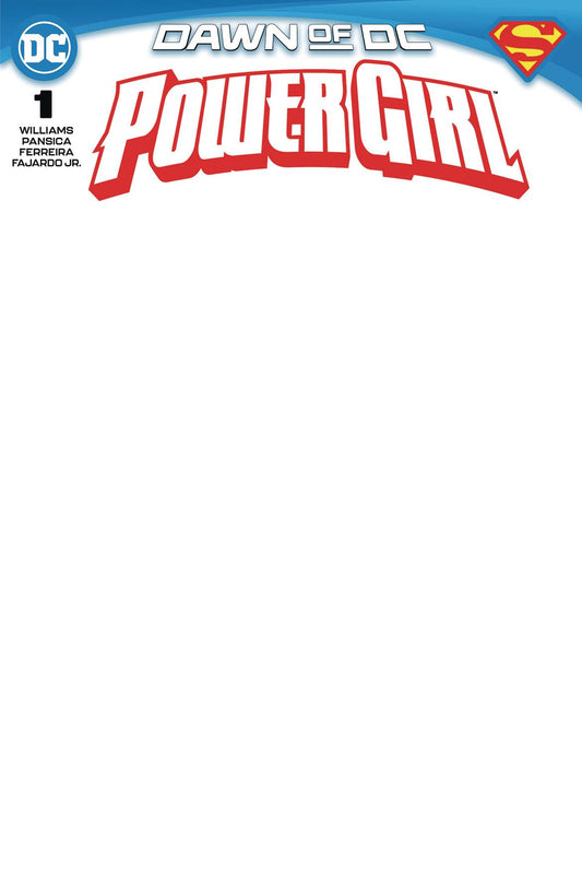 POWER GIRL #1D BLANK VARIANT