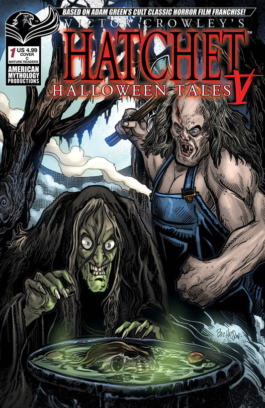 VICTOR CROWLEYS HATCHET HALLOWEEN TALES V #1C HASSON VARIANT (MR)
