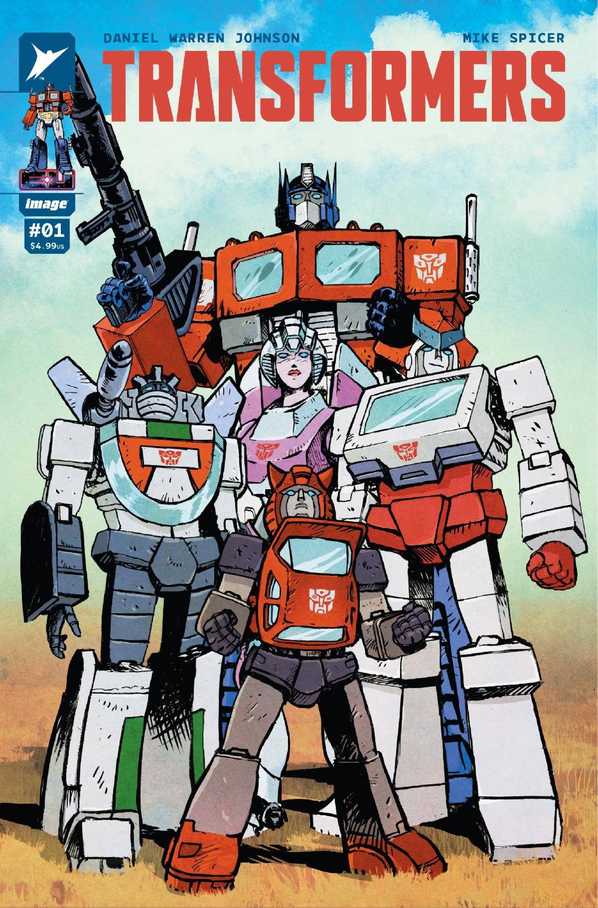 TRANSFORMERS #1B WARREN JOHNSON AND SPICER VARIANT