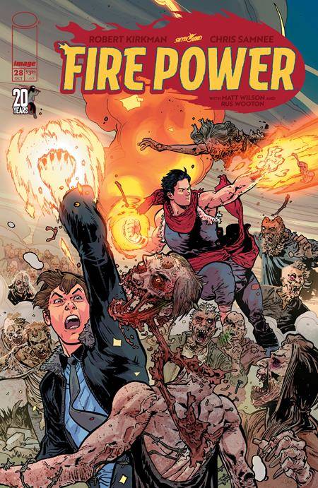 FIRE POWER BY KIRKMAN AND SAMNEE #28C BRESSAN AND LUCAS TWD 20TH ANNV TEAM UP VARIANT