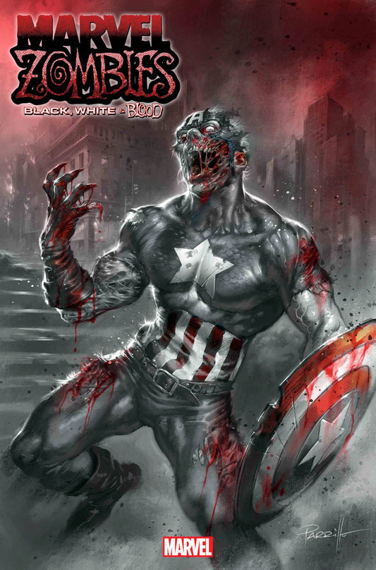 MARVEL ZOMBIES BLACK WHITE BLOOD #2B PARRILLO VARIANT