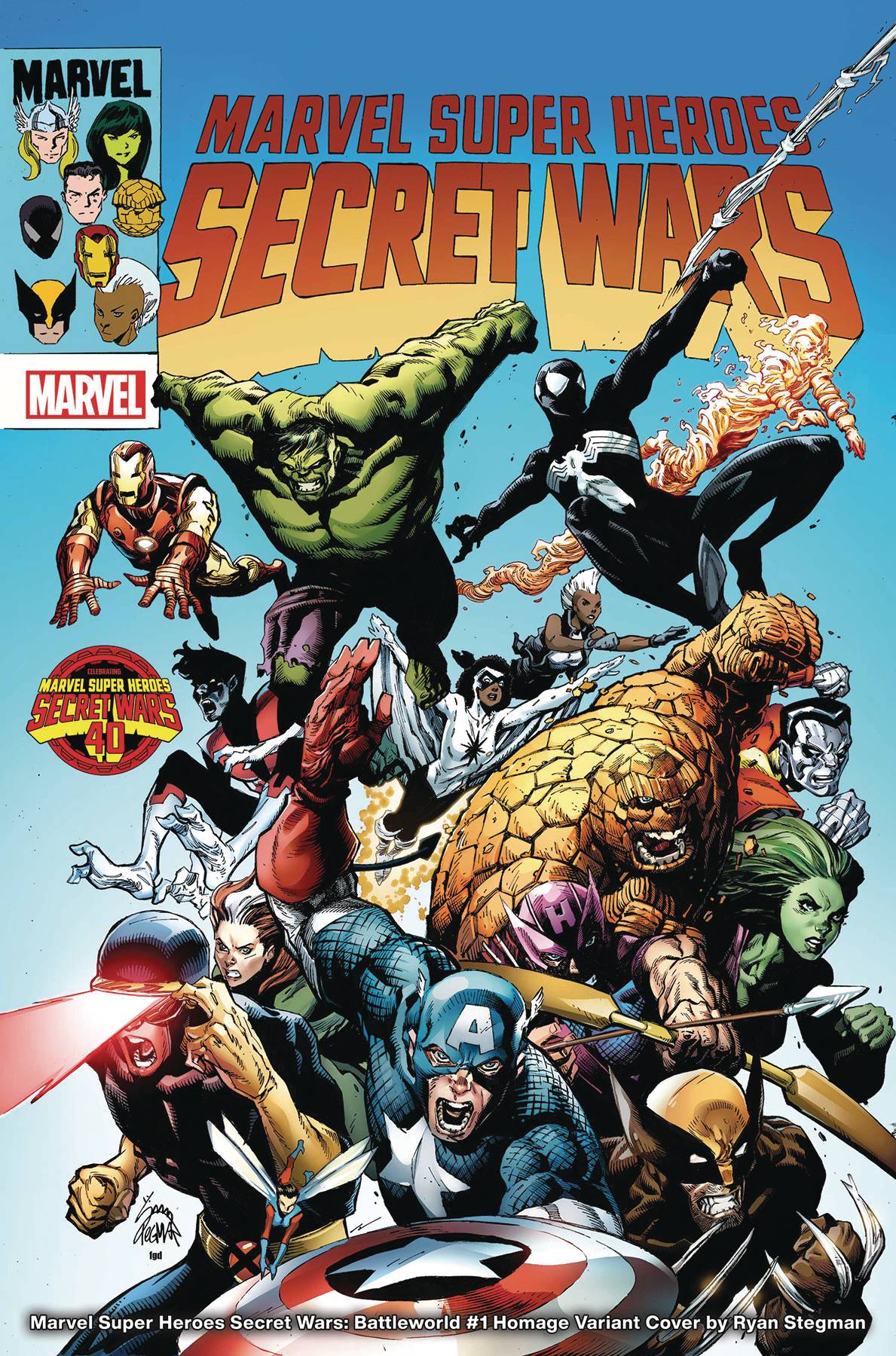 MSH SECRET WARS BATTLEWORLD #1B STEGMAN VARIANT