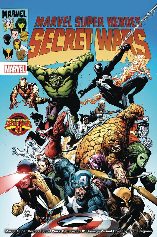 MSH SECRET WARS BATTLEWORLD #1B STEGMAN VARIANT