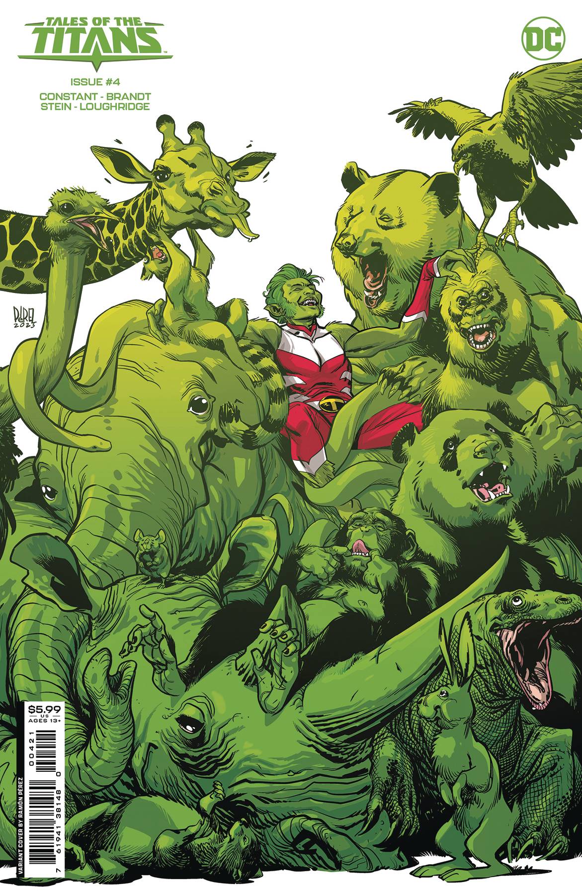 TALES OF THE TITANS #4B (OF 4) PEREZ VARIANT
