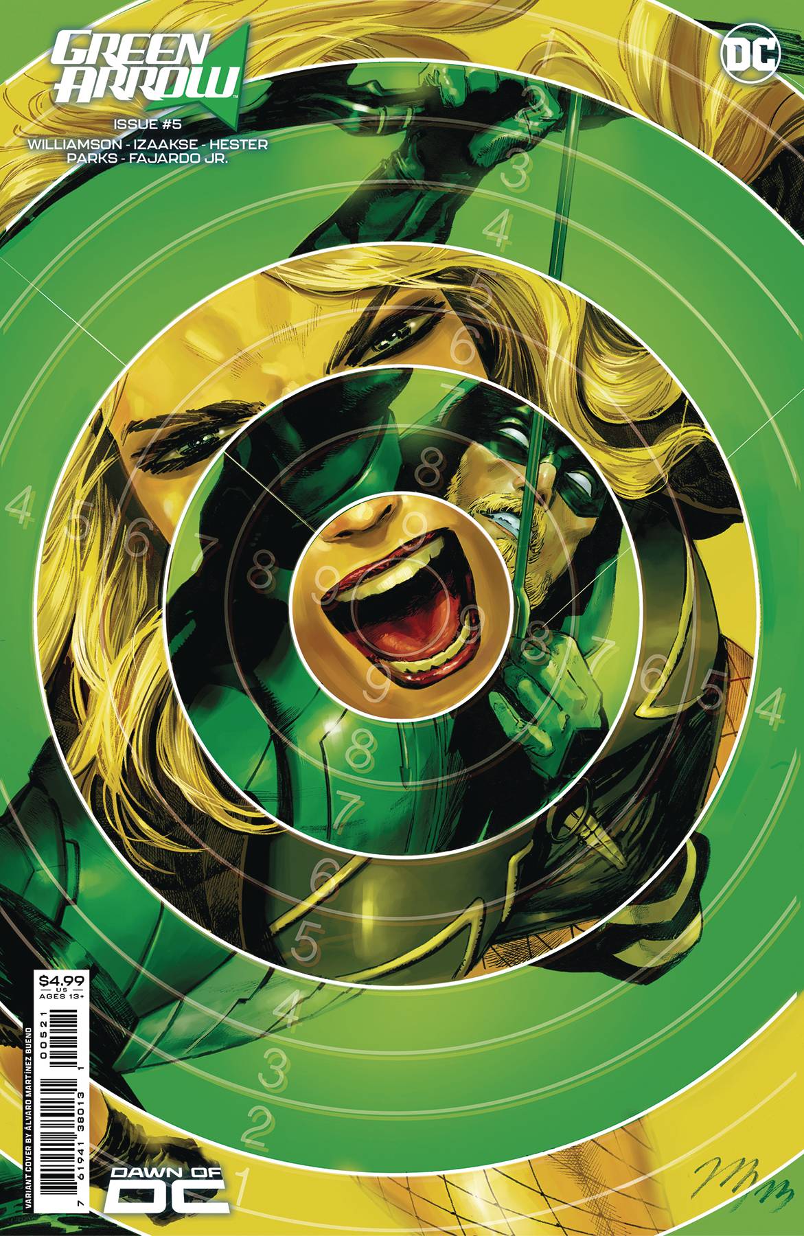 GREEN ARROW #5B (OF 12) MARTINEZ BUENO VARIANT