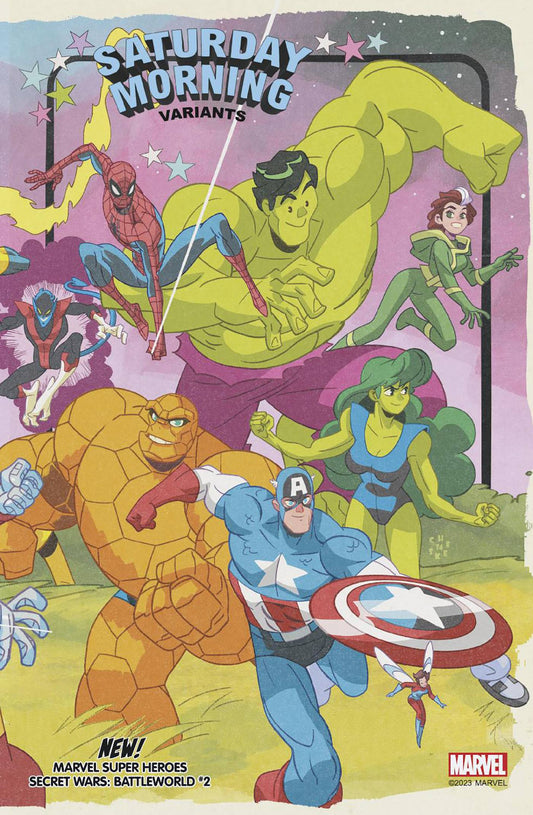MSH SECRET WARS BATTLEWORLD #2C GALLOWAY SATURDAY MORNING VAR