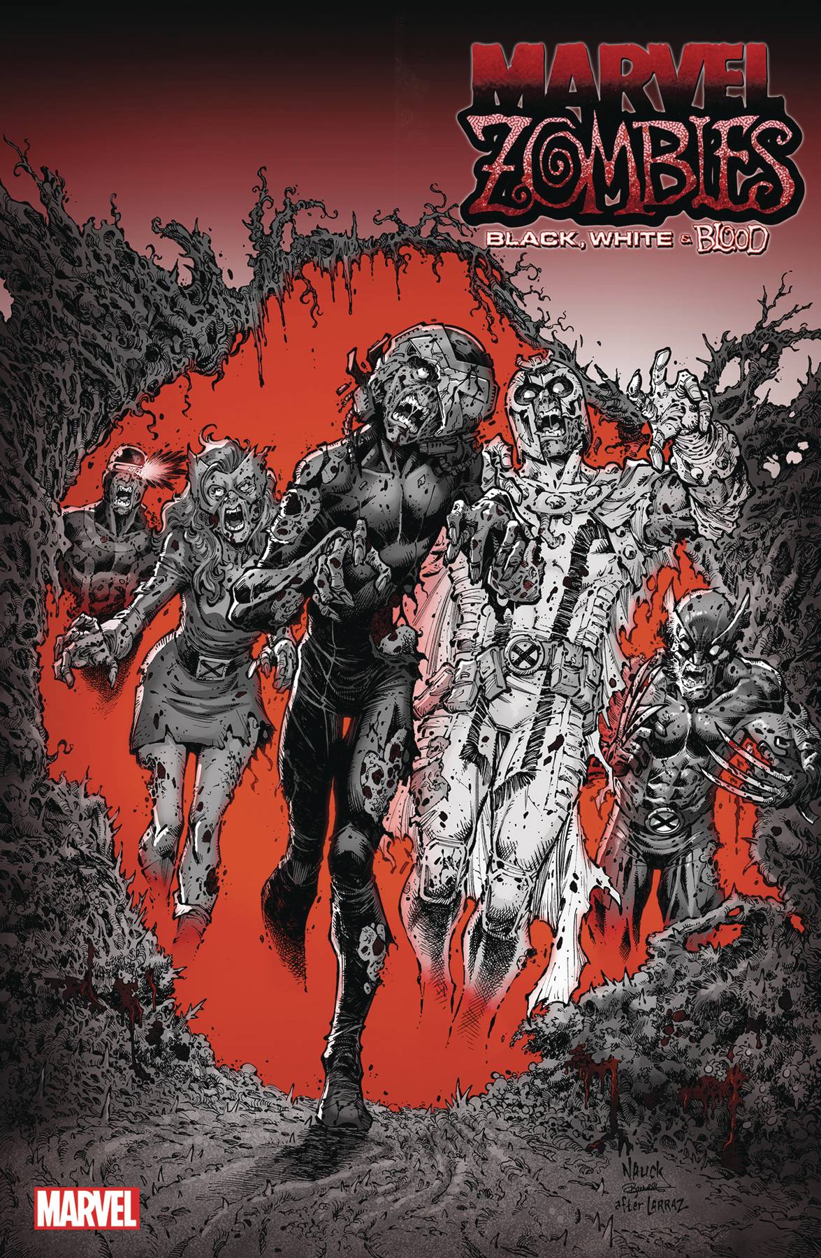 MARVEL ZOMBIES BLACK WHITE BLOOD #3Q 1:10 HOMAGE INCENTIVE VAR