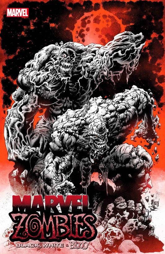 MARVEL ZOMBIES BLACK WHITE BLOOD #4A