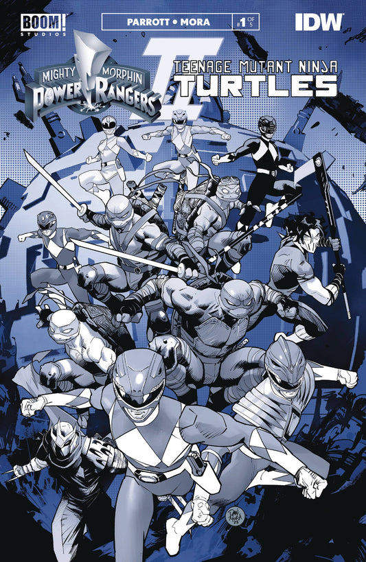 MMPR TMNT II B&W ED #1A