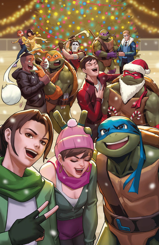 MMPR TMNT II B&W ED #1D EJIKURE HOLIDAY VAR