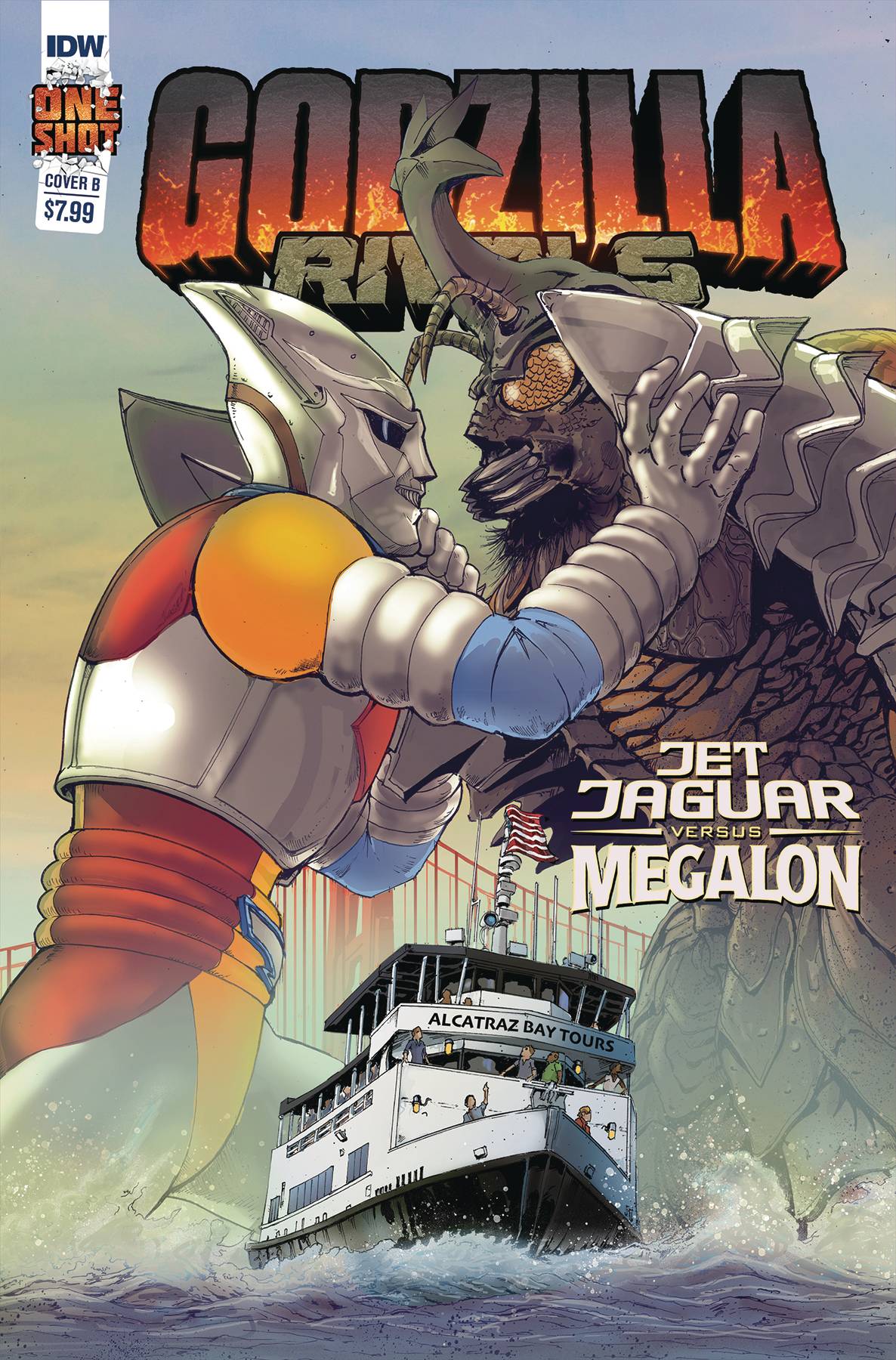 GODZILLA RIVALS JET JAGUAR VS MEGALON ONESHOT #1B GRIFF VAR