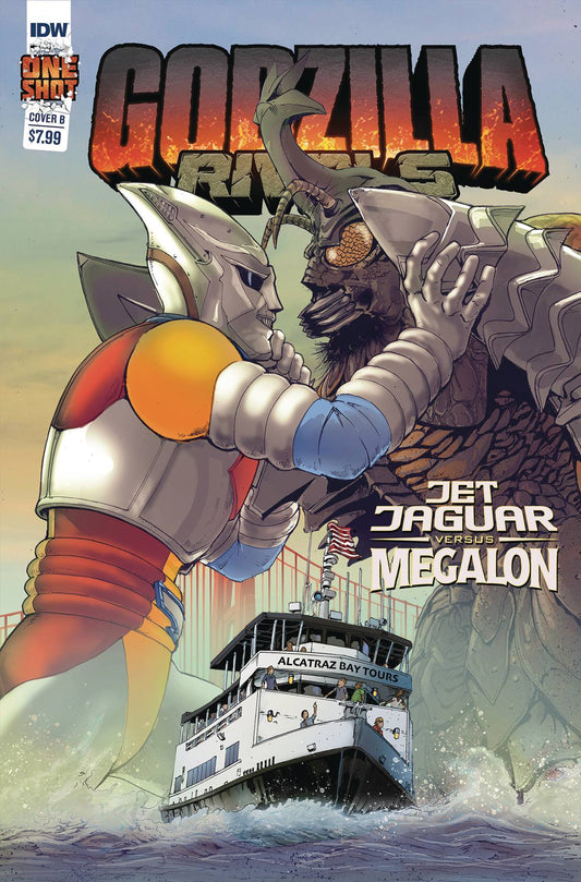 GODZILLA RIVALS JET JAGUAR VS MEGALON ONESHOT #1B GRIFF VAR