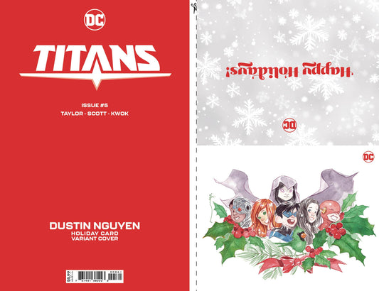 TITANS #5D NGUYEN DC HOLIDAY CARD SPECIAL EDITION VARIANT