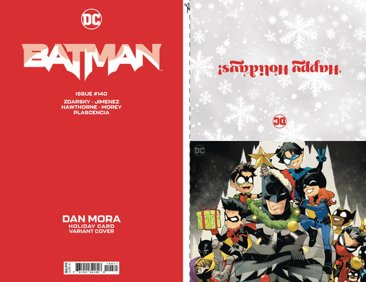 BATMAN #140 MORA DC HOLIDAY CARD VARIANT