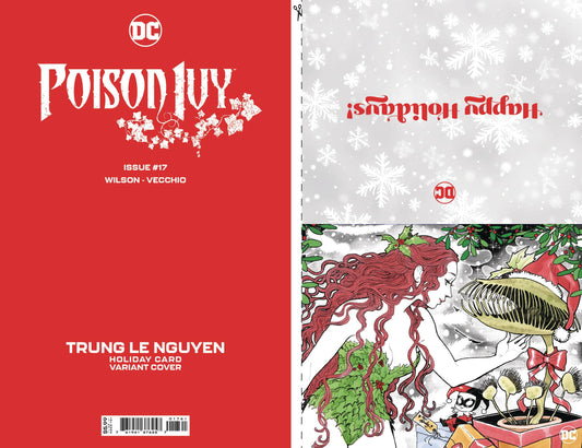 POISON IVY #17D TRUNG LE NGUYEN HOLIDAY CARD VARIANT