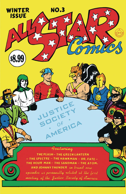 ALL-STAR COMICS #3 FACSIMILE EDITION CVR B FOIL VARiant