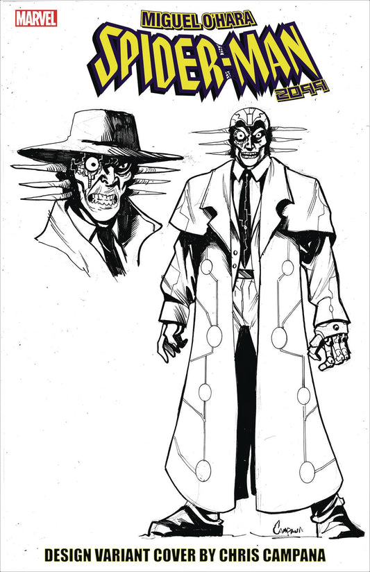 MIGUEL OHARA SPIDER-MAN 2099 #4P 1:10 CAMPANA DESIGN INCENTIVE VAR