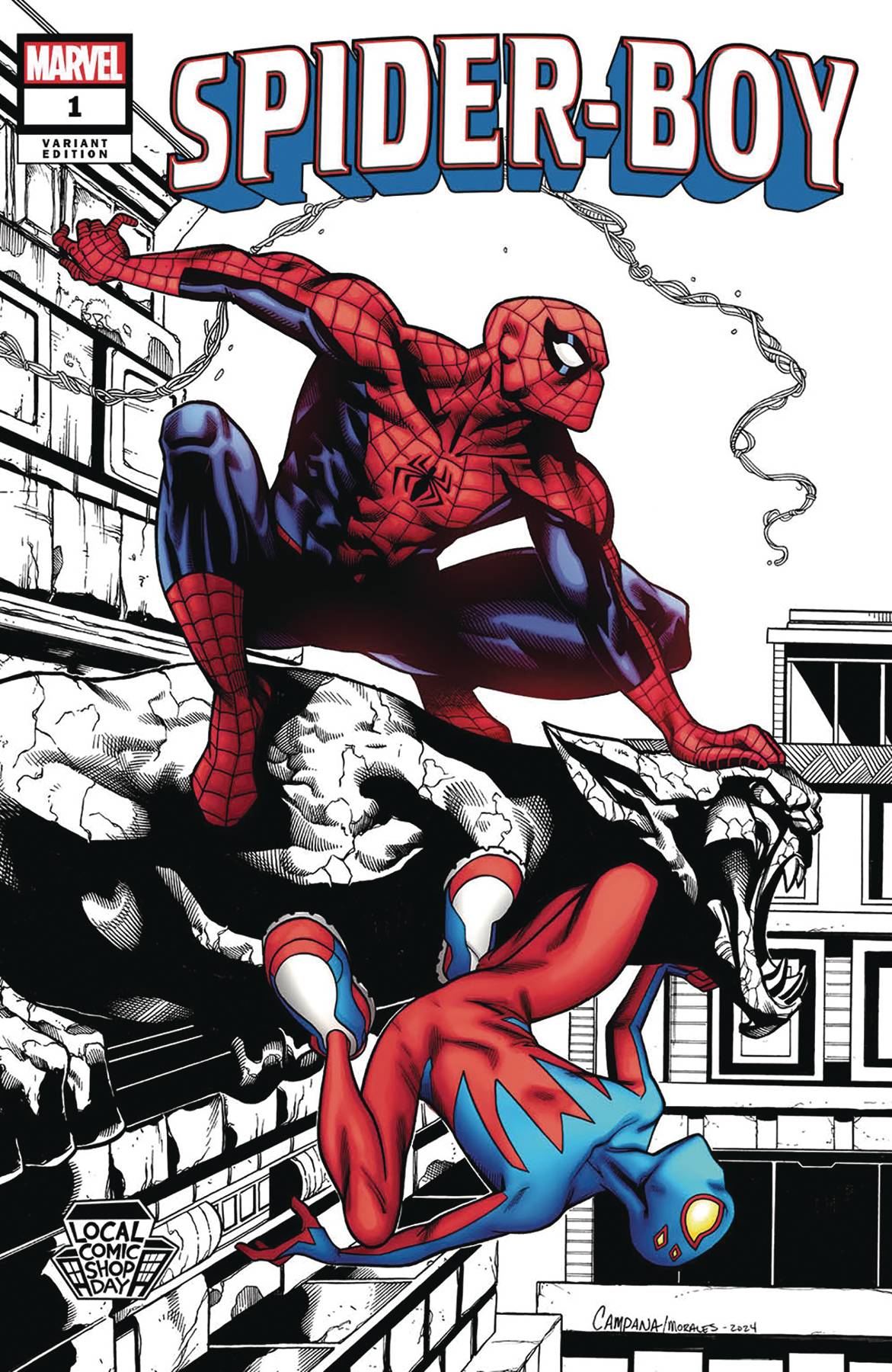 LCSD 2023 SPIDER-BOY #1G CAMPANA VARIANT