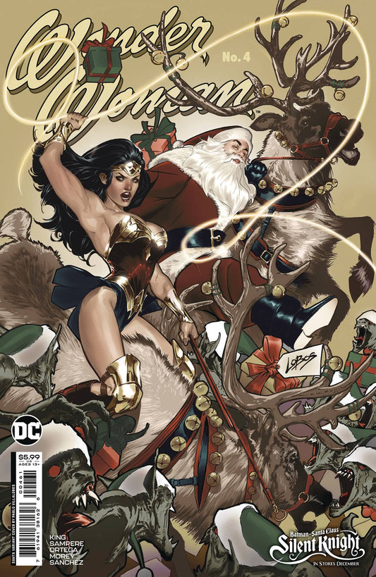 WONDER WOMAN #4D VILLALOBOS SANTA VAR