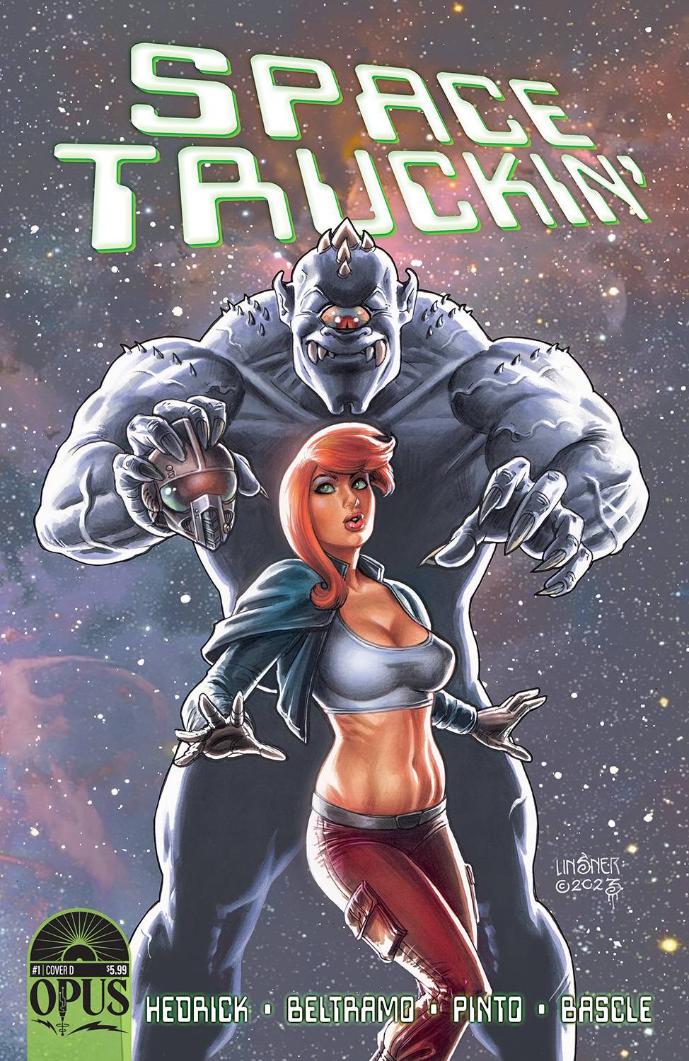 SPACE TRUCKIN #1D FOC LINSNER VARIANT