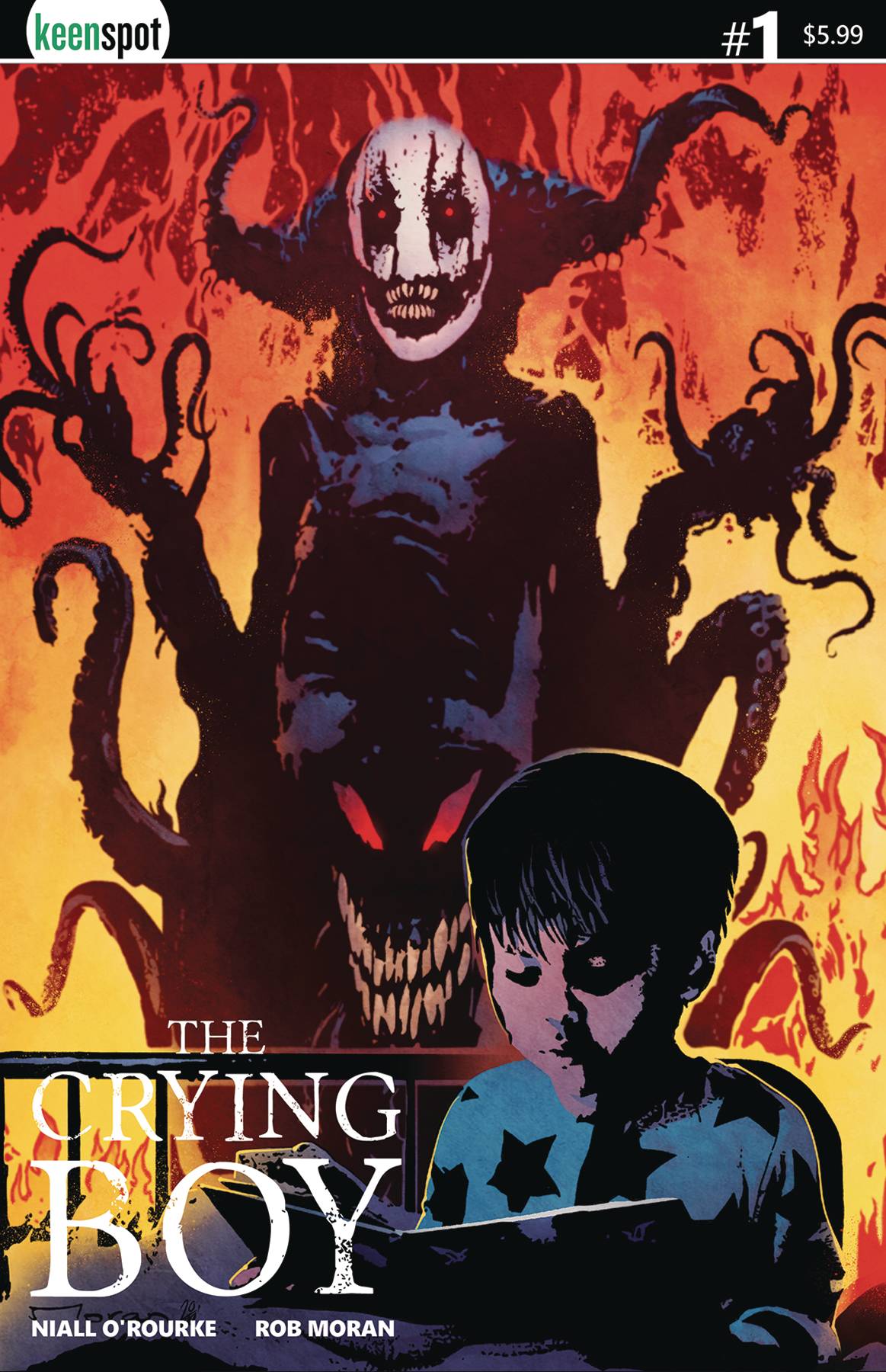 CRYING BOY #1B MORAN VAR