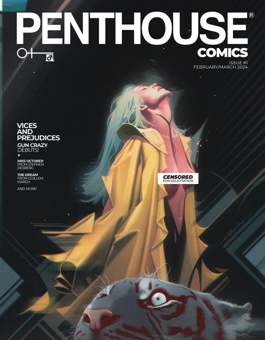 PENTHOUSE COMICS #1B POLYBAG DEKAL VAR (MR)