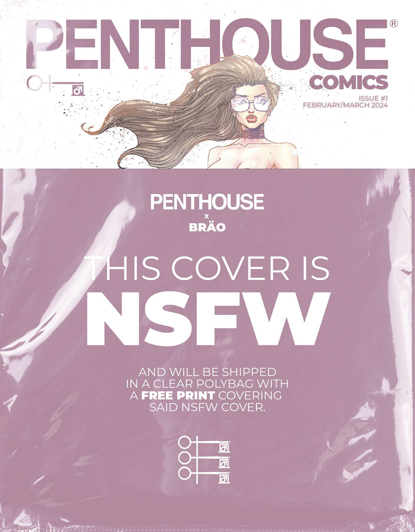 PENTHOUSE COMICS #1H POLYBAG BRAO VAR (MR)