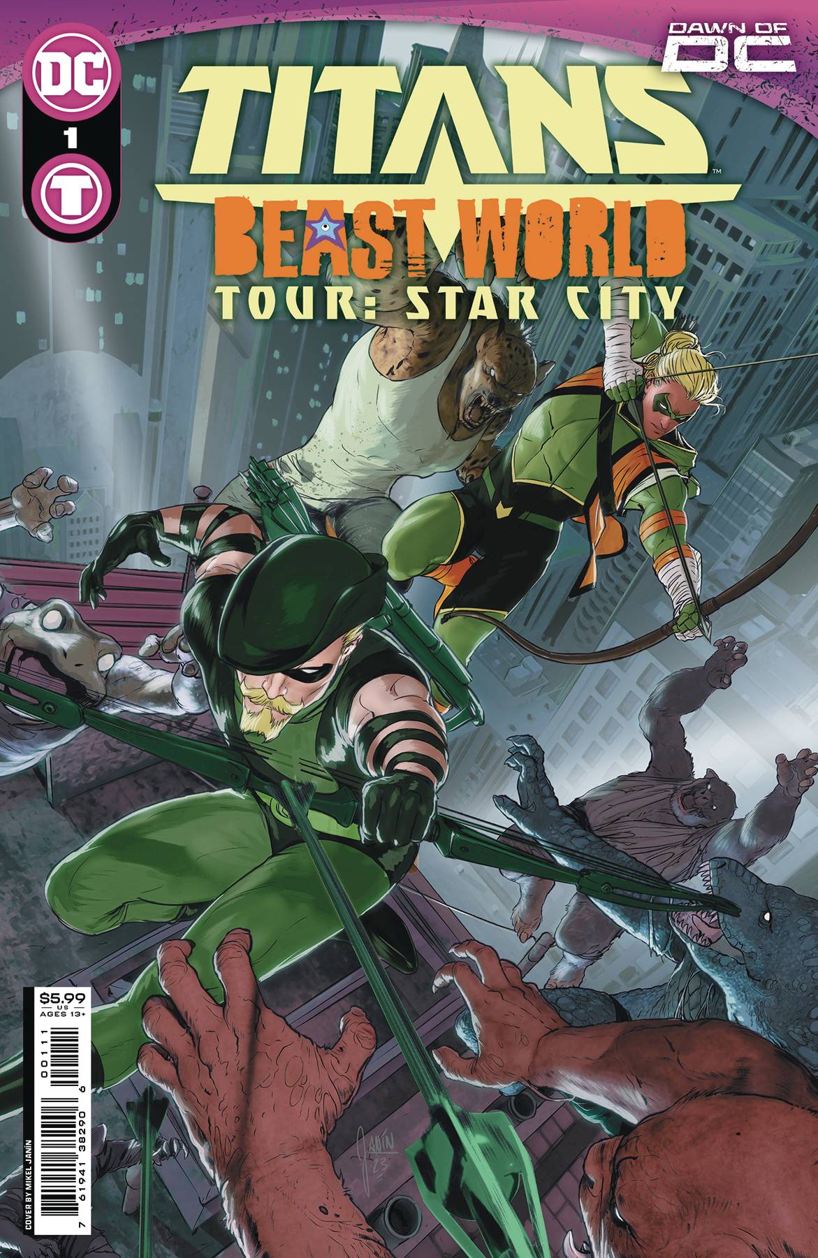 TITANS BEAST WORLD TOUR STAR CITY #1A (ONE SHOT)