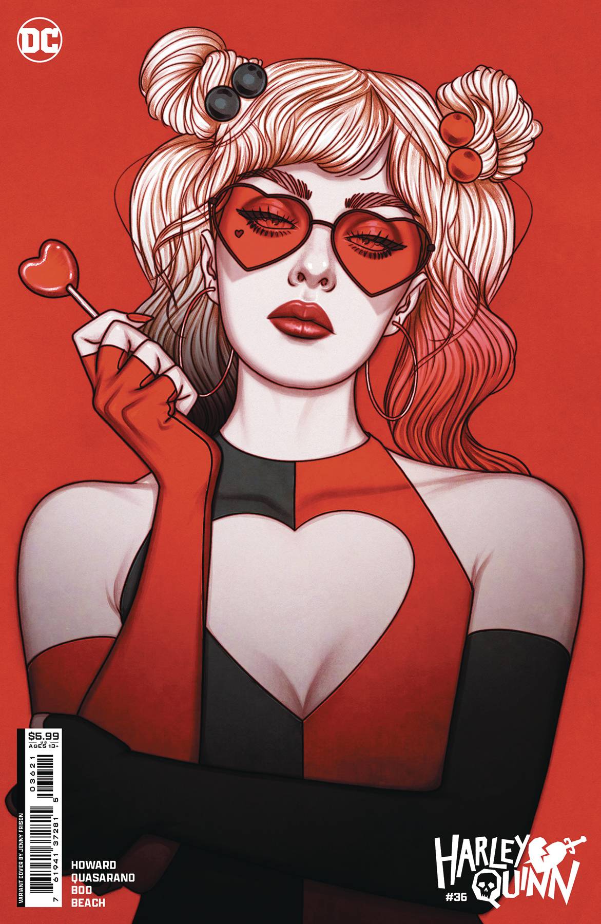 HARLEY QUINN #36B JENNY FRISON VAR